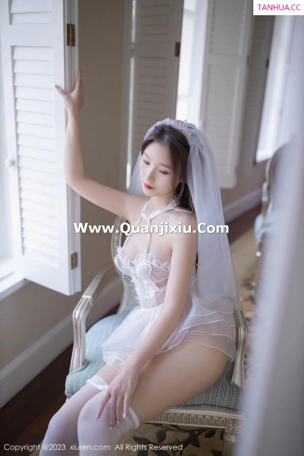  [XiuRen]高清写真图 2023.07.19 No.7104 杏子Yada 薄透婚纱第69张图片